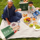 Wine Tote in Field Green (033GN)